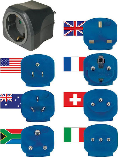 Brennenstuhl Greek to Universal Plug Adapter