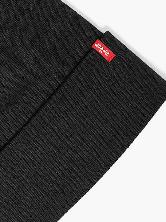 Beanie Männer Beanie Gestrickt in Schwarz Farbe