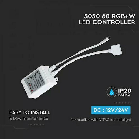 V-TAC Ασύρματο RGBW Controller με Τηλεχειριστήριο 3326