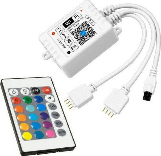 Eurolamp Wireless RGB Controller IR with Remote Control for LED Strips 147-70601