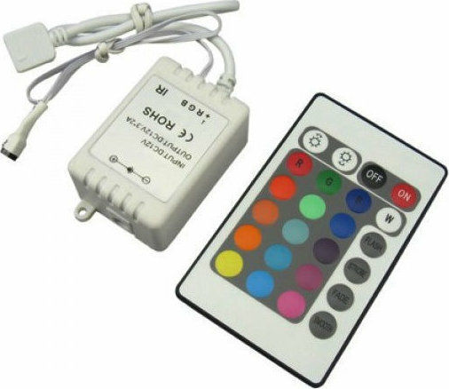 Eurolamp Drahtlos RGB Controller RF (Request for) - Anfrage für mit Fernbedienung 147-70633