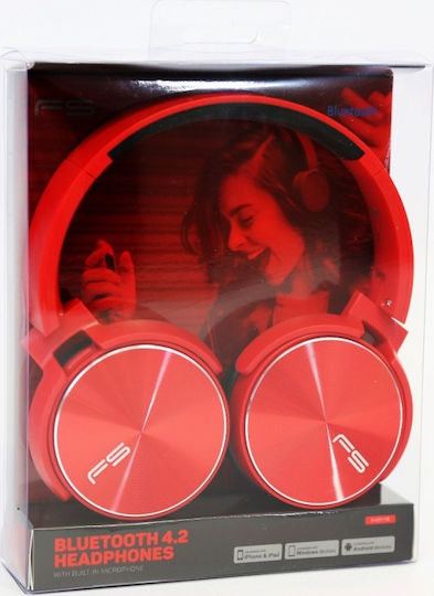 Platinet Freestyle FH0917 Wireless / Wired On Ear Headphones with 10 hours of Operation Red