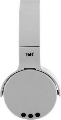 T'nB Single Bluetooth Wireless Over Ear Headphones with 8 hours of Operation Silver CBSGLSL