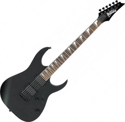 Ibanez GRG121DX Ηλεκτρική Κιθάρα 6 Χορδών με Ταστιέρα Purple Heart και Σχήμα ST Style Black Flat