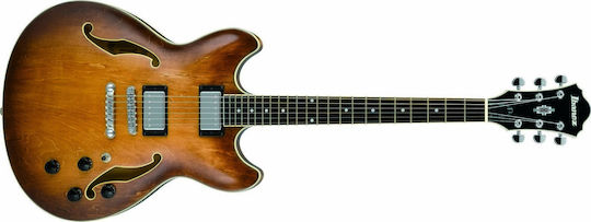 Ibanez Ηλεκτρική Κιθάρα Semiacoustic με HH Διάταξη Μαγνητών Tobacco Brown
