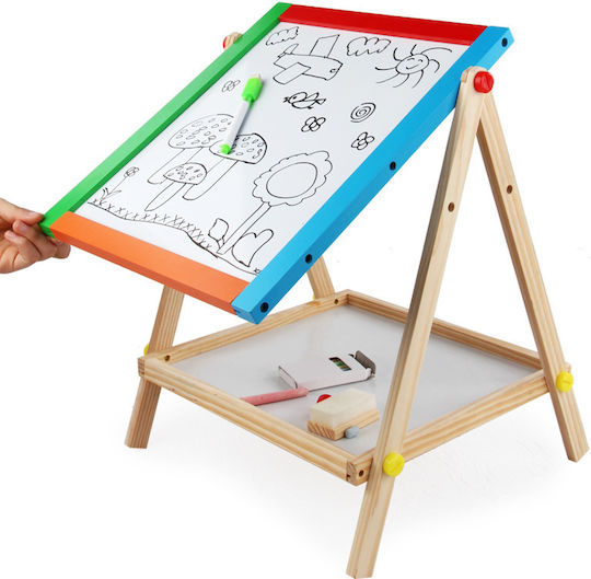 Markerboard Blackboard Double Sided Floor 34x38.5x66cm