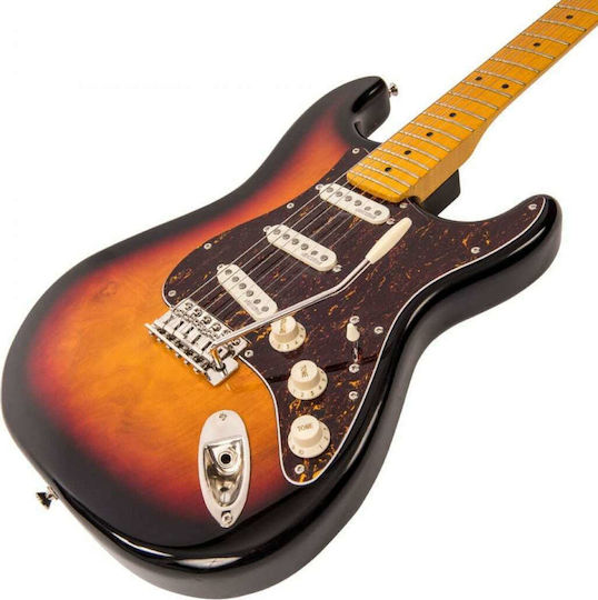 Vintage V6M ReIssued Ηλεκτρική Κιθάρα ST Style με SSS Διάταξη Μαγνητών Sunburst