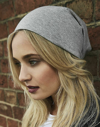 B368 Γυναικείος Beanie Σκούφος Heather Grey