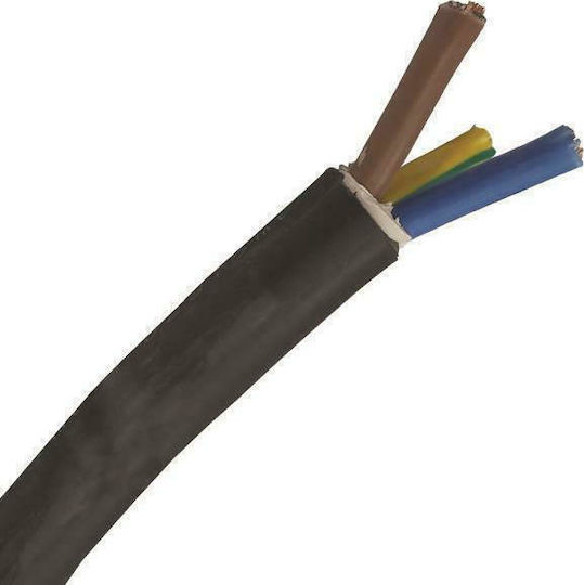 Eurolamp Netzkabel mit Durchmesser 3x35mm² in Schwarz Farbe 1m 1Stück