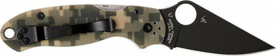 Spyderco Para 3 G-10 Messer Mehrfarbig mit Scheide