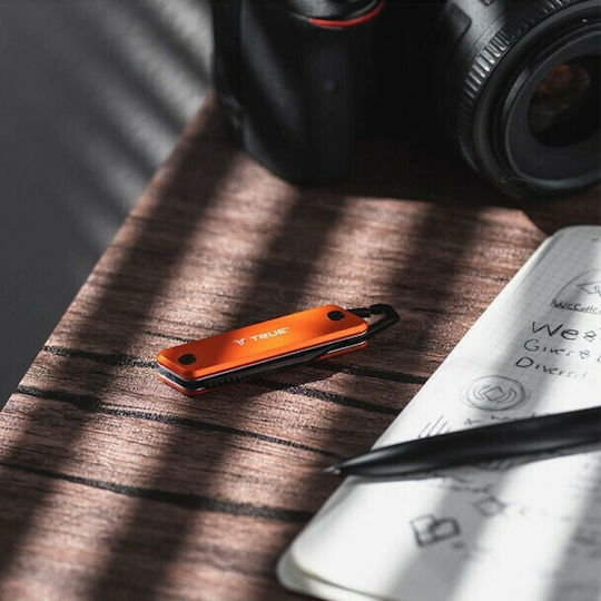 True Utility Modern Keychain Σουγιάς Επιβίωσης Keychain Orange