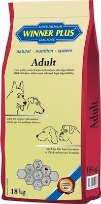 Winner Plus Adult 18kg Dry Food for Adult Dogs with Chicken and Rice