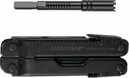 Leatherman Super Tool 300M Мултифункционален Инструмент 19 Инструмента Черен
