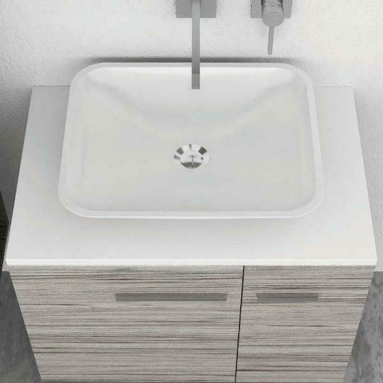 Orabella Solid Surface 70 2 Doors Πάγκος χωρίς Νιπτήρα Μελαμίνη Μ70xΒ45xΥ50cm Orabella Solid Surface 70 2 Doors Πάγκος χωρίς Νιπτήρα Μελαμίνη Μ70xΒ45xΥ50cm