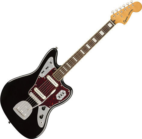 Squier Classic Vibe 70s Electric Guitar with SS Pickup Configuration Black