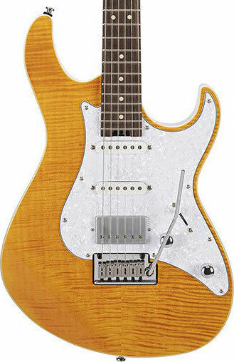 Cort G-280 Select Elektrische Gitarre Stratocaster mit HSS Tonabnehmerkonfiguration Amber