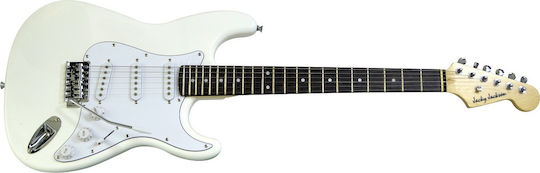 Jacky Jackson JJ Last32 Strat Ηλεκτρική Κιθάρα ST Style με SSS Διάταξη Μαγνητών White