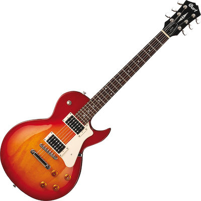 Cort CR100 Ηλεκτρική Κιθάρα 6 Χορδών με Ταστιέρα Jatoba και Σχήμα Les Paul Cherry Red Sunburst