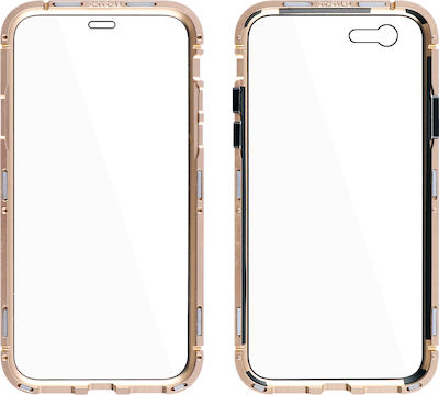 Idol 1991 Magnetic Metal Frame 360 Full Cover Μεταλλική Χρυσό (iPhone 6/6s Plus)