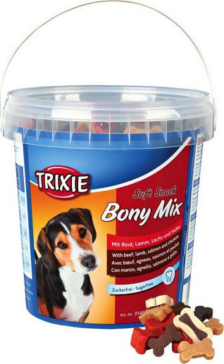 Trixie Soft Snack Happy Mix Biscuit Dog with Meat and Salmon 500gr 31495