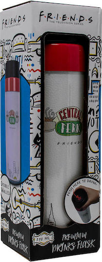 Blue Sky Studios Friends Central Perk Ποτήρι Θερμός Ανοξείδωτο 330ml Λευκό