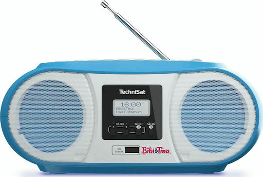 Technisat Digitradio 1990 Bibi & Tina Sistem Audio Portabil cu Bluetooth MP3 USB Radio Albastru