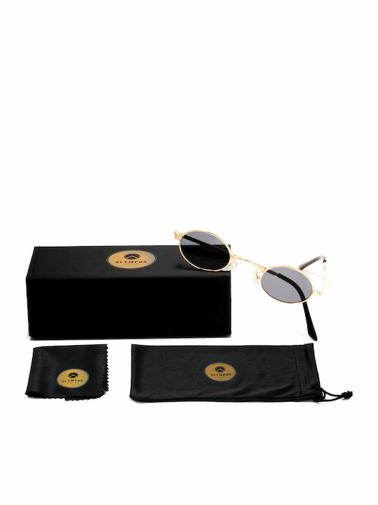 Olympus Sunglasses Sofia Unisex Γυαλιά Ηλίου με Μεταλλικό Σκελετό Gold / Black 01-085