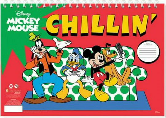 Luna Drawing Pad Mickey Mouse 1pcs