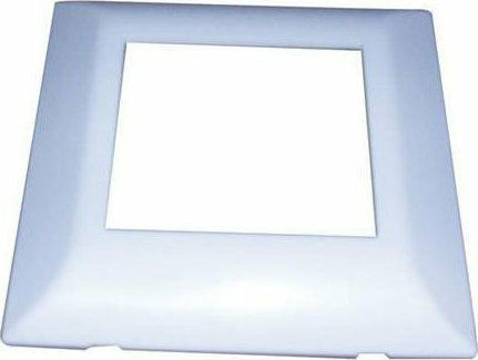 Dabler Channel Component Single Switch Support Frame with 45x45mm Cover 251/10
