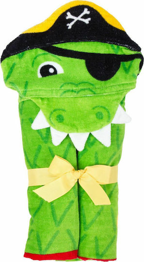 Stephen Joseph Alligator Kids Beach Poncho Green 117 x 60cm