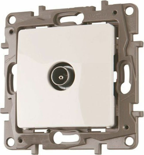 Legrand Niloe TV Antenna Socket Aerial in White color 764552