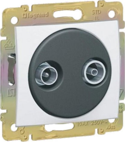 Legrand Valena TV and Radio Antenna Socket Terminal in White color 774433