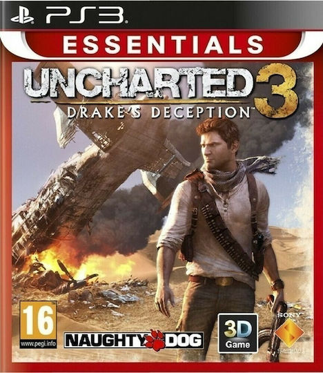 Uncharted 3: Drake's Deception Essentials Edition PS3 Game (Used)