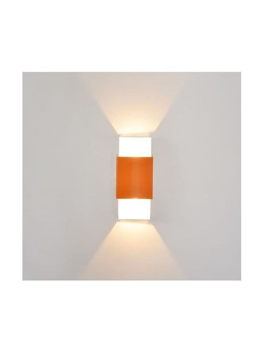 Aca Modern Leuchte Wand mit Integrierter LED und Warmweißes Licht 11x11x5cm