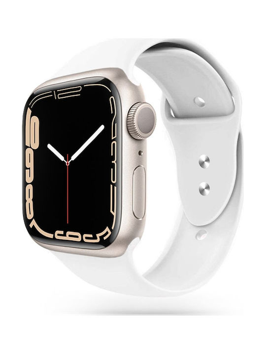 Tech-Protect Iconband Каишка Силикон с Pin Бял (Apple Watch 38/40/41/42mm) 72185