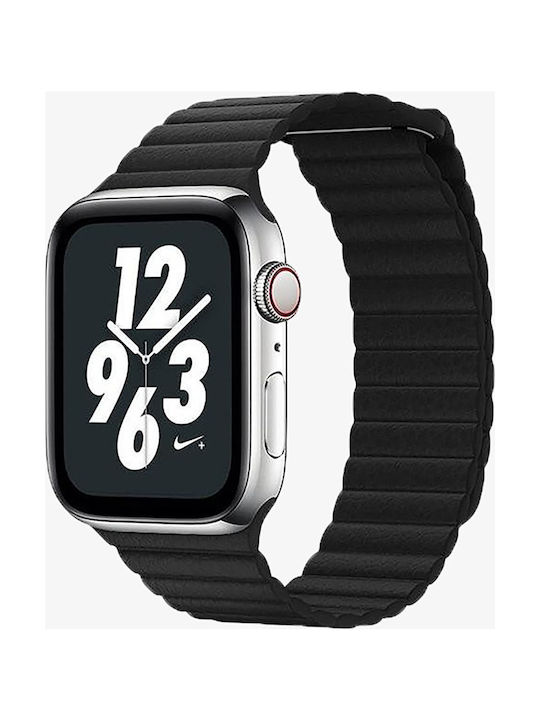 COTEetCI Magnet Λουράκι Δερματίνης Μαύρο (Apple Watch 38/40/41mm)