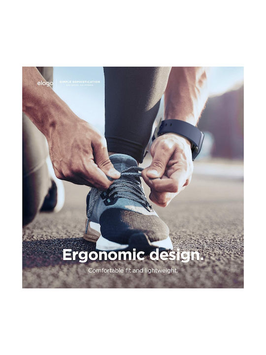 Elago Fluoro Rubber Premium Λουράκι Σιλικόνης Jean Indigo (Apple Watch 42/44/45mm)