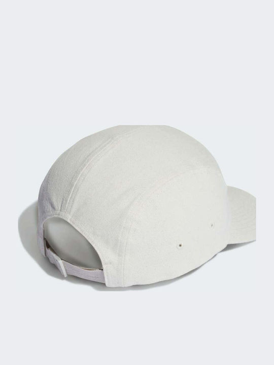 adidas Adicolor Five-Panel Jockey Λευκό HC0060 adidas Adicolor Five-Panel Jockey Λευκό HC0060