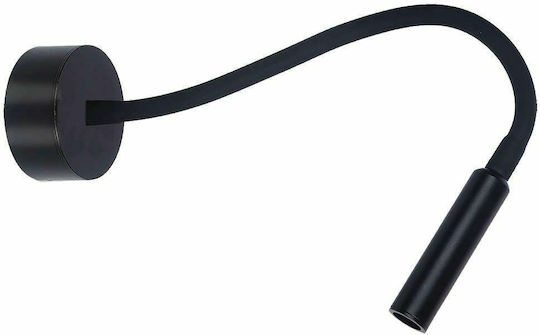 VK Lighting Μονό LED Σποτ σε Μαύρο Χρώμα