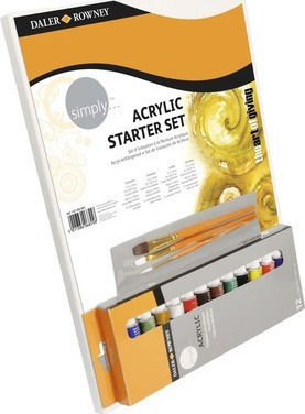 Daler Rowney Simply Acrylic Starter Set Malset 12ml 16τμχ 16Stück 126500005