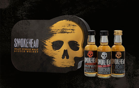 Smokehead Set Miniaturi Băuturi 3buc 50ml