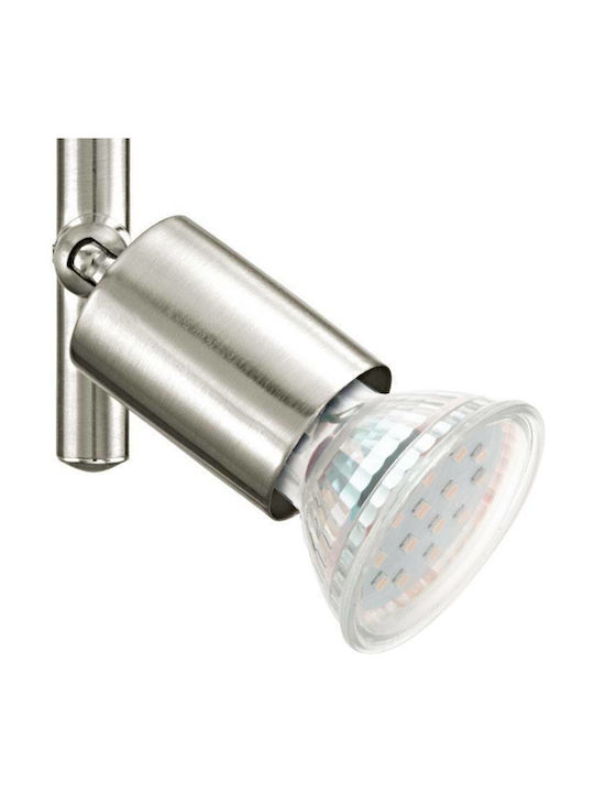 Eglo Buzz Double Spot with Socket GU10 in Silver Color