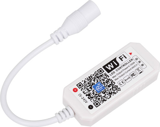 GloboStar Безжичен RGB контролер Wi-Fi с дистанционно управление 73435