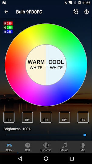 GloboStar Безжичен RGB контролер Wi-Fi с дистанционно управление 73435