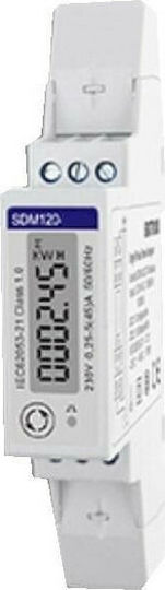 Eastron SDM-120C Κιλοβατοωρόμετρο Ηλεκτρολογικού Πίνακα Ψηφιακό Μονοφασικό Modbus Ψηφιακό Μονοφασικό 501-596210322