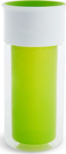 Munchkin Детска Чаша Miracle Insulated Sticker от Зелен Пластмаса 266мл за 18м+