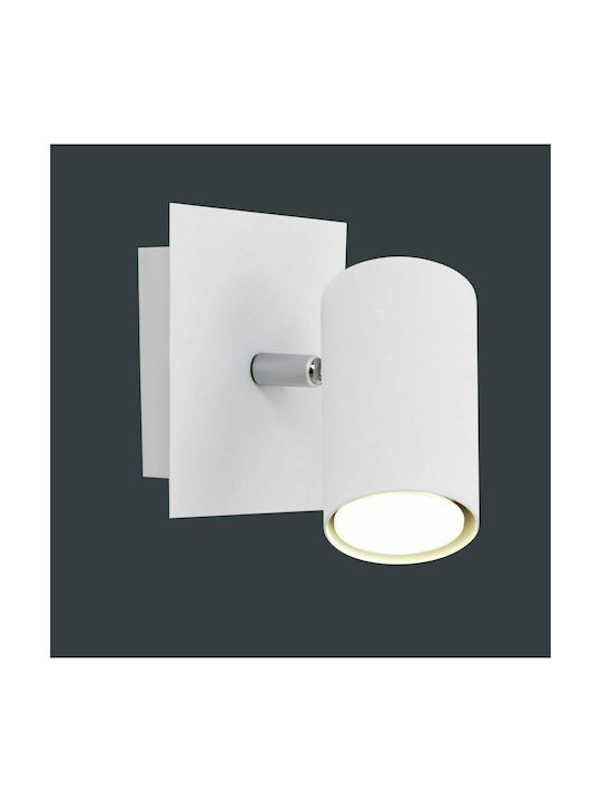 Trio Lighting Marley Single Spot with Socket GU10 in White Color