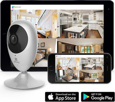 Ezviz Mini O IP Überwachungskamera Wi-Fi SD mit Zwei-Wege-Kommunikation CS-CV206-C0-1A1WFR 303100502