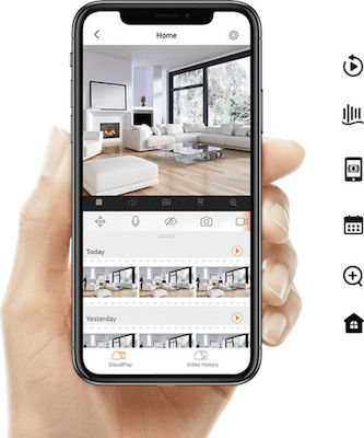 Ezviz Mini O IP Überwachungskamera Wi-Fi SD mit Zwei-Wege-Kommunikation CS-CV206-C0-1A1WFR 303100502