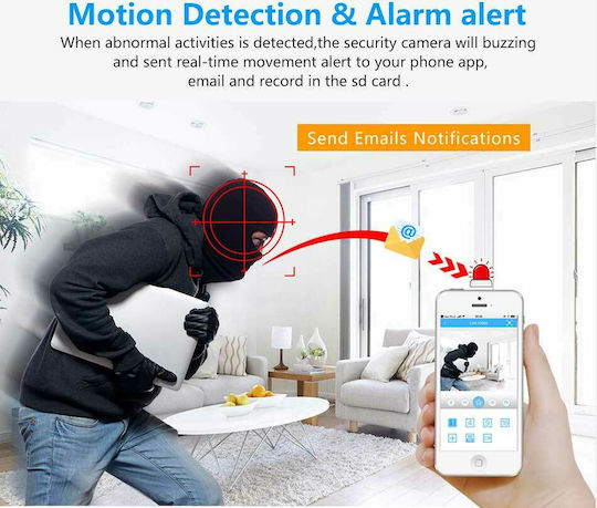 Real Safe XM-3201-W IP Überwachungskamera Wi-Fi Full HD 1080p mit Zwei-Wege-Kommunikation und Objektiv 3.6mm